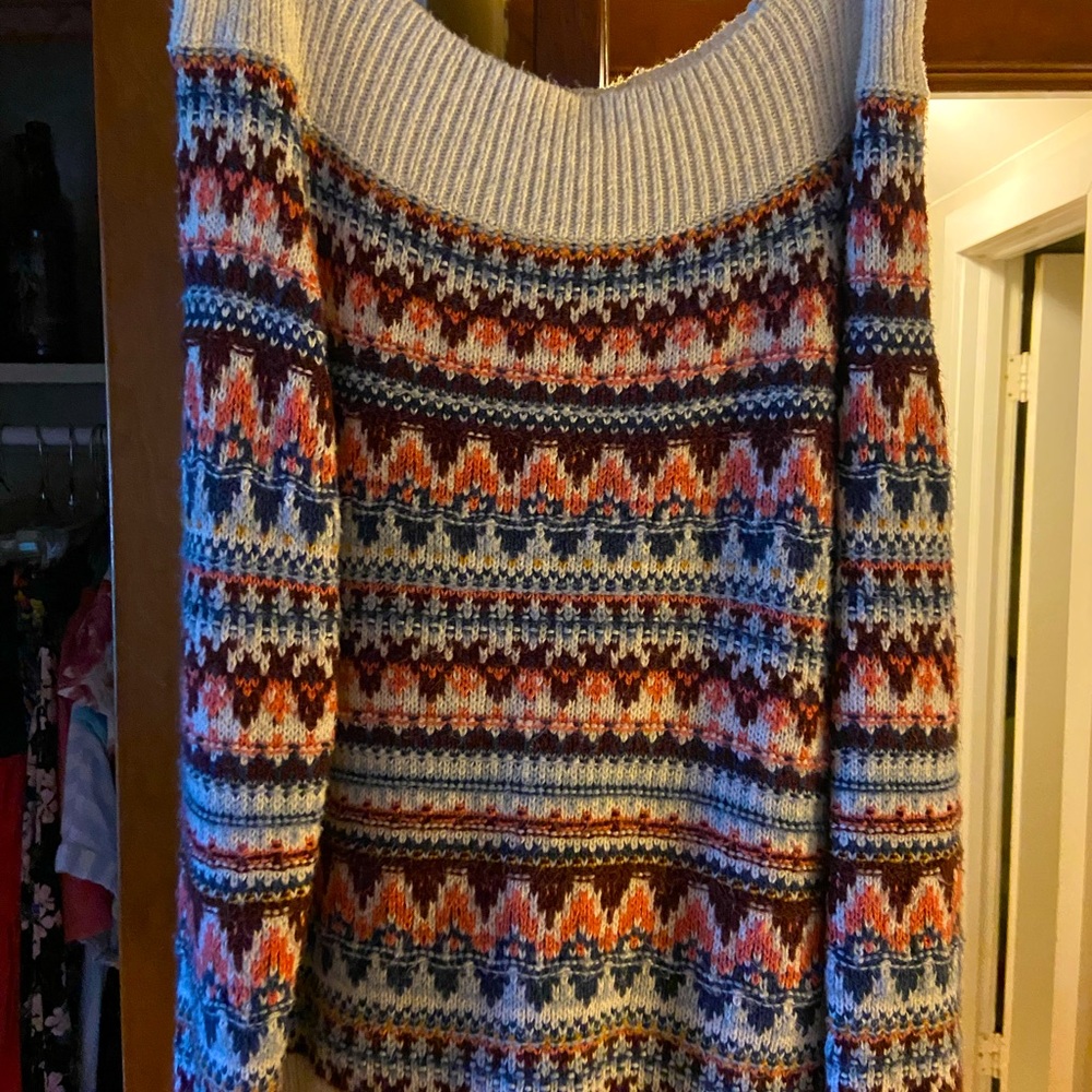 Gently-worn Abercrombie and Fitch off the shoulder knit sweater
